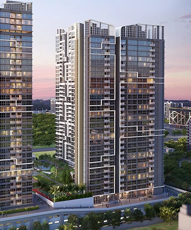 Modern high-rise residential towers investment property in Lucknow by Agarwal Property Dealers