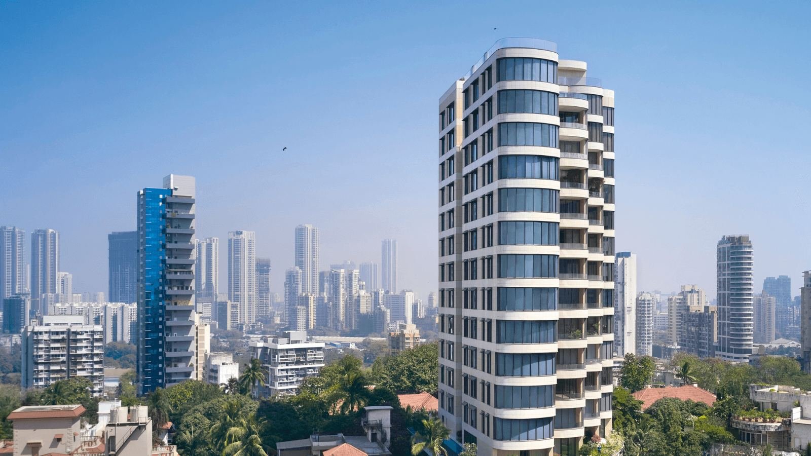 Premium apartment tower cityscape for sale in Lucknow by Agarwal Property Dealers, Hussain Ganj