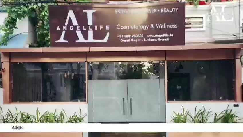 Angel Life Cosmetology storefront in Gomti Nagar, Lucknow