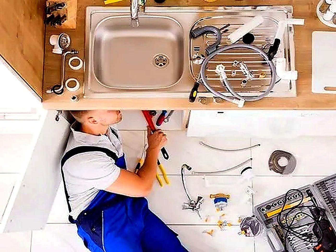 Under-sink plumbing work — Apex Plumbing Solutions, Gomti Nagar, Lucknow