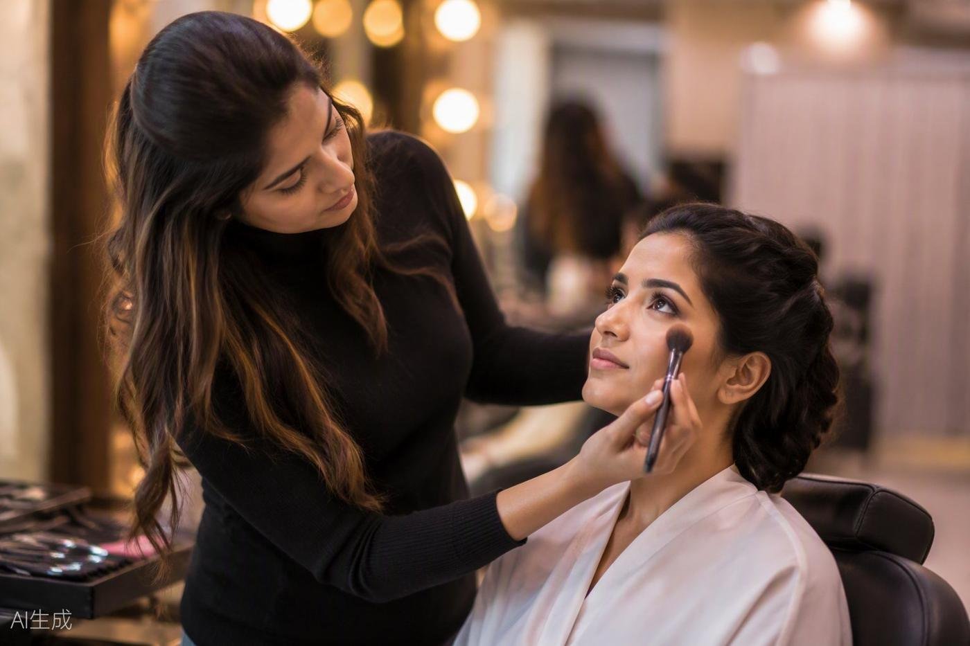 Client party makeup result at Didis Beauty Parlour Lucknow