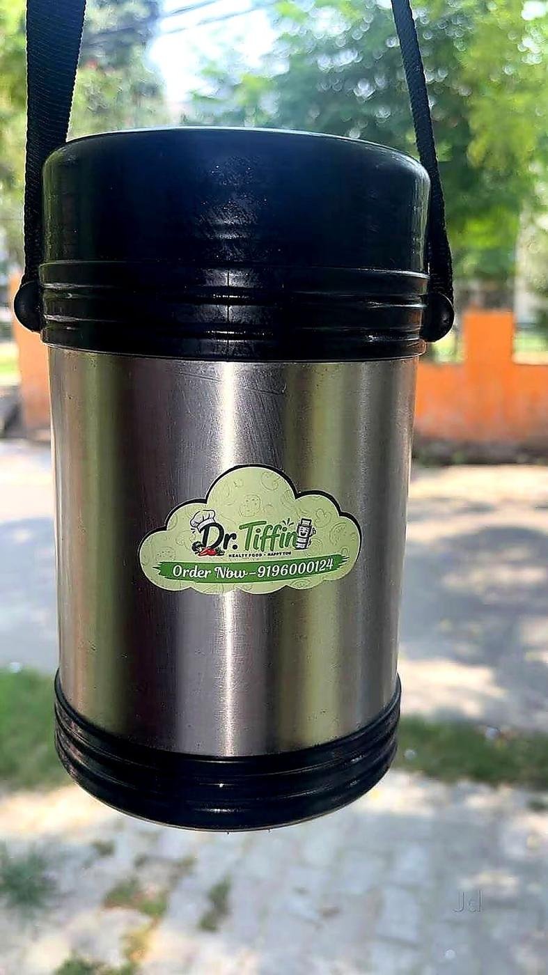 Branded steel tiffin carrier from Dr. Tiffin, Aliganj Lucknow