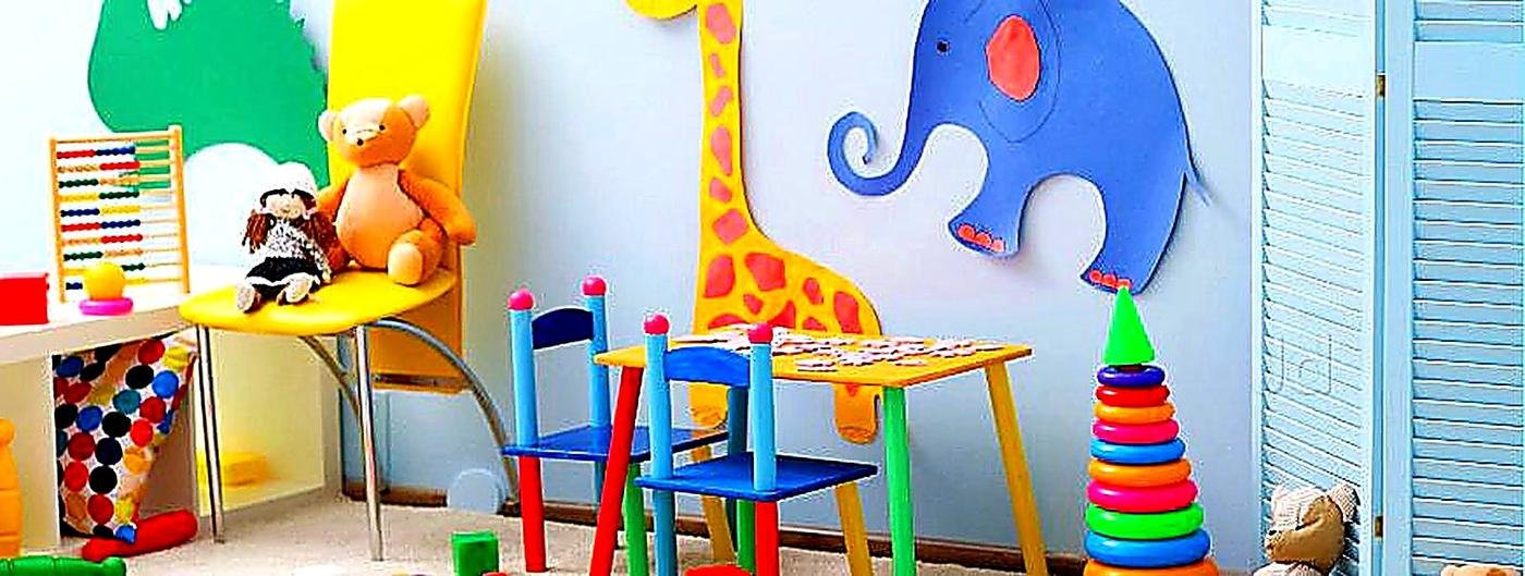 Kidspark play area with colorful decor