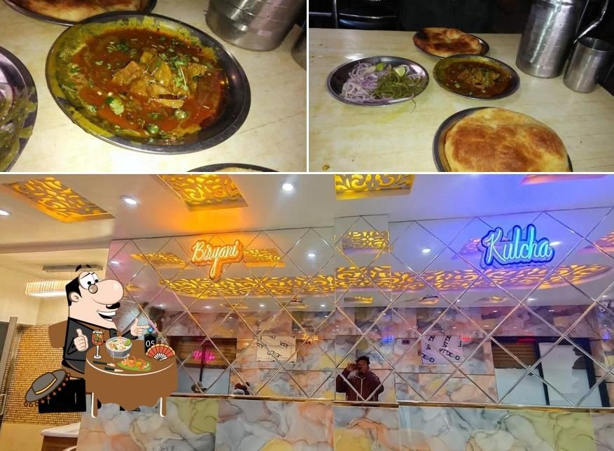 Nihari, kulcha and interior of New Mubeen Sameera Hotel, Chowk Lucknow