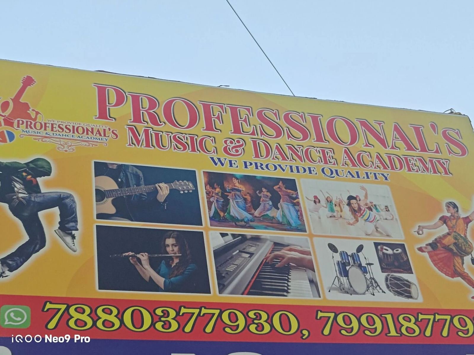 Academy hoarding board at Rajajipuram, Lucknow